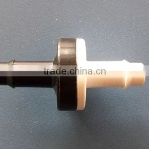 1/4" ABS VMQ Diaphragm Check Valve thumbnail-1
