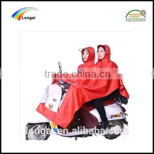 Waterproof Durable King Size Bicycle Pvc Raincoat Poncho for Sale thumbnail-1