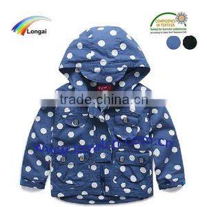 Warm Windproof Spot Children Anorak Rain Coat thumbnail-2