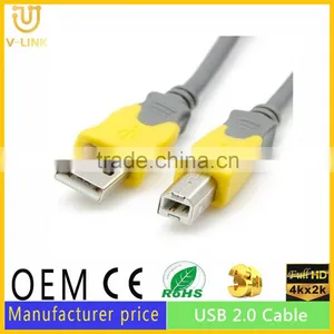 USB 2.0 Male to USB 2.0 Type-B Female Printer / Scanner Adapter Cable thumbnail-1