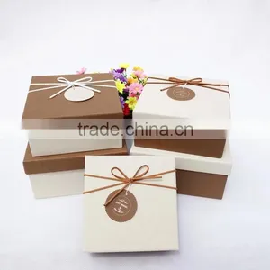 Wholesale Recycled Kraft Paper Gift Box thumbnail-1