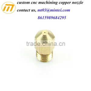 Factory Custom CNC Turning Precision Copper Nozzle thumbnail-3