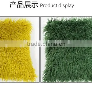 Selling 100% Genuine Tibet Lamb Fur Cushion Cover in High Quality thumbnail-4