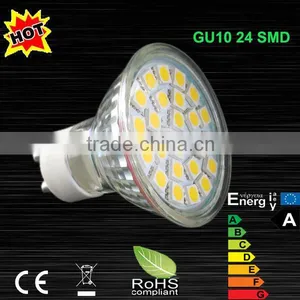 Led Spot Bulb GU10 SMD 5050 Led Lamps With Glass Shape thumbnail-1