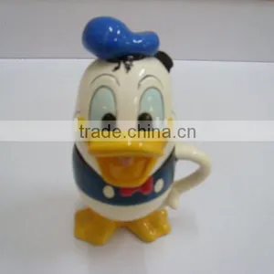Small Ceramic Donald Duck Desgin Cartoon Cup thumbnail-1