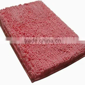 Chenille High Pile Floor Mat With Pvc Anti Slip Base thumbnail-4