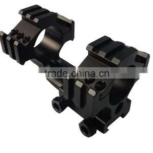 Gun Accessory Tactical 30mm One Piece Triple Heavy Duty Scope Mount Short thumbnail-1