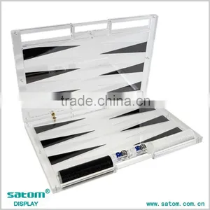 2016 Guangzhou Folding Chess Board With Lucite Backgammon Board thumbnail-1