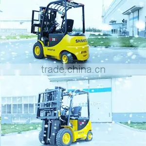 Shantui Electric Forklift 3 Ton Sale for Turkey thumbnail-1