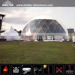 Multi-purpose Steel Structure Geodesic Dome Tent thumbnail-1