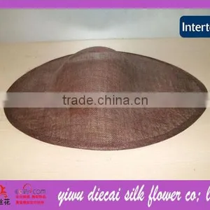 FA022 Wide Brim Hat Fascinator Sinamay Base thumbnail-1