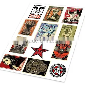 Wholesale Custom Euro Stickers and Oval Decals Glossy Lamination Easy Removable Static Cling Window Decals ---DH20623 thumbnail-3