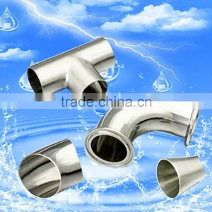 Wholesale Low Price High Quality Stainless Stee 90 Degree Clamped/welded Elbow thumbnail-2
