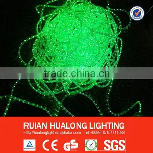 Green Color Round Shape 13mm LED Rope Light thumbnail-1