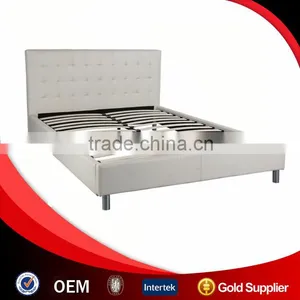 Upholstered Leather Bed Double Soft Bed thumbnail-2