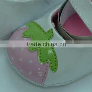 Fashion White PU Applique Maryjane Nursery Shoe thumbnail-4