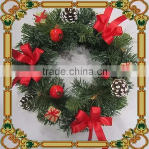 Gold Artificial Pine Needle Wreath/Door Wreath thumbnail-5