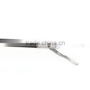 Bipolar Dissecting Forceps Single Action Curved Insertt 5x330mm+Cable Laparosco By Taidoc thumbnail-6