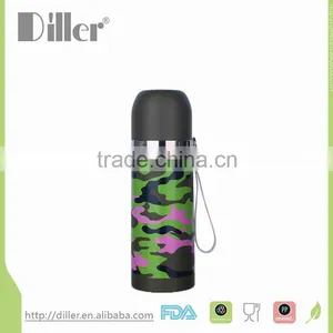 Colorful Bullet Shape Stainless Steel Water Vacuum Flask Thermos Mug 350ML/500ML thumbnail-3