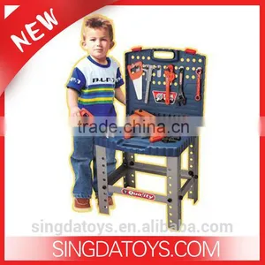 Kids Electric Play Tool Kit And Work Bench thumbnail-1