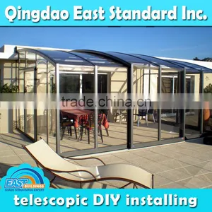 Made in China Polycarbonate Sheet and Aluminum Alloy Green House thumbnail-1