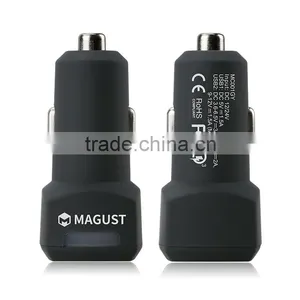 Quick Charge 3.0 Car Charger With Rubber Finish Grey thumbnail-4