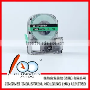 Compatible Labe Cassete Tape for EPSON LW300 LW400 Label Printer 18mm Black on Red SC18RW thumbnail-4