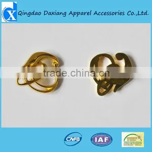 Fancy Nickel Free Gold Metal Cord Locks thumbnail-1