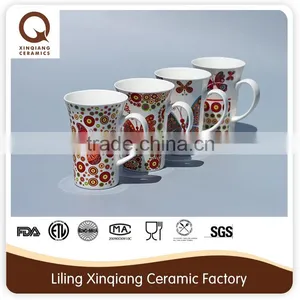 Li Ling Ceramic Factory Sale Cheap Ceramic Mug With Spoon thumbnail-3
