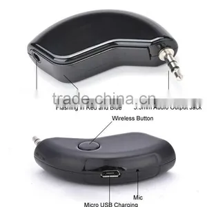 New Car Bluetooth Receiver Car 3.5mm Adapter Hands-Free Kit Wireless Connect AUX Audio Music SV009274 thumbnail-2