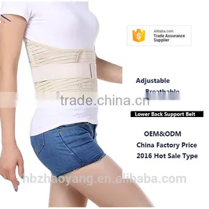 Breathable Double Pull Neoprene Lumbar Support Belt for Back Pain Relief thumbnail-1