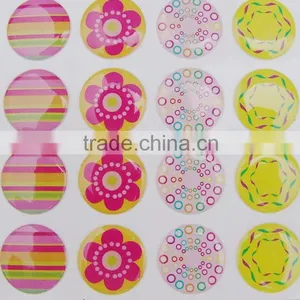 China Factory Customized Printed 3D Round Epoxy Domed Stickers thumbnail-1