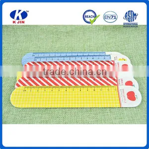 2016 Manufacturer Custom Color Grid Wooden Ruler at 13cm thumbnail-3
