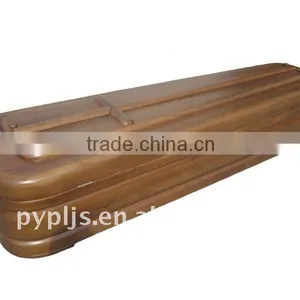 Chinese Handmade Wood Coffin S015-2 thumbnail-1