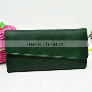 China Supplier Custom Leather Elegance Wallets for Young Lady thumbnail-3