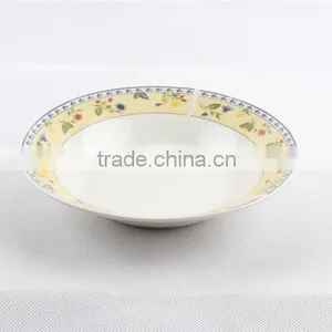 Hotel Super White Ceramic Glazed Polished Porcelain Plates Wholesale thumbnail-1