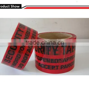 Customized Tamper Evident Security Tape Partial Transfer Sealing Tape thumbnail-1