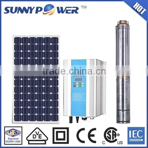 High Quality DC Brushless Motor 1200W Solar Pool Pump Kit thumbnail-1