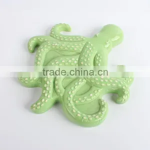 Bulk Cheap Ceramic Wall Plaque Home Decor With Octopus Design thumbnail-3