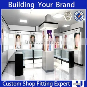 Fashion Style Wood Cosmetics Display Rack thumbnail-5