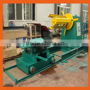 10 T Hydraulic Decoiler With Car Export to Russia thumbnail-1