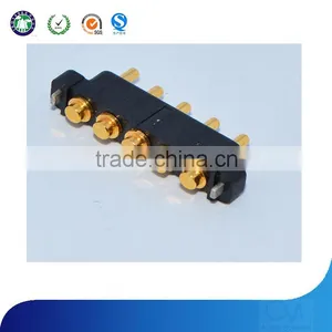 Spring Loaded Brass Contact Pins Brass Flat Head Spring Pogo Pin thumbnail-2