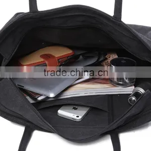 Wholesale Fashionable High Quality Cheap Style Heavy Canvas Tote Bag GW769 thumbnail-5