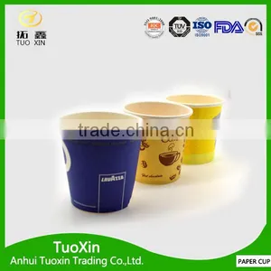 pe Coated Paper Printing Custom Logo Paper Cup for Coffee thumbnail-3