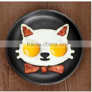 Cat Shape Heat Resistant Silicone Fried Egg Mold Pancake Rings,Eco-friendly Bakeware Accessories Kitchen Tools Silicone Egg Mold thumbnail-2