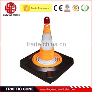 Water-proof Foldable Marker Cone, Cloth With Rubber Base Collapsible Cone thumbnail-2