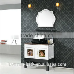 HM-012(ABS)Popular ABS Floor Standing Bathroom Cabinet thumbnail-1
