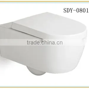 Wholesale Ceramic Wall-hung Toilet Bowl Wall Mounted Sanitary Ware Toilet thumbnail-1