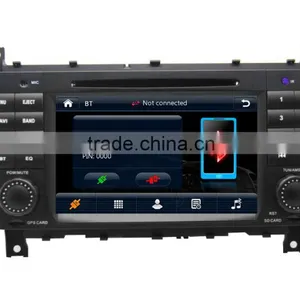 High Performance Dual-core In-dash Car Audio Dvd for BENZ W203 CLK With Rear View Camera GPS BT Phonebook TV Radio thumbnail-4