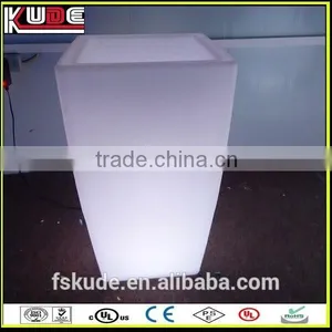 Colorful PE Plastic LED Flower Pot/planter Pot for Outdoor Decoration Using thumbnail-1